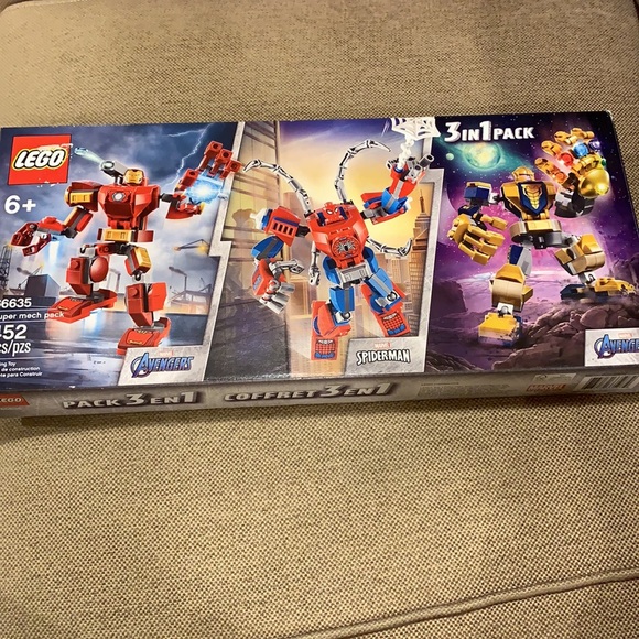 LEGO Super Mech Pack 3 in 1 Avengers Spider-Man NEW in Box unopened - Picture 3 of 6
